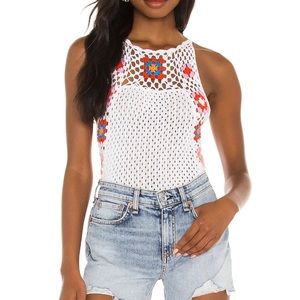 BCBGeneration crochet top. Size small. Brand new with tags.